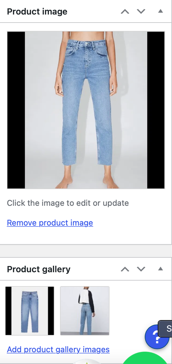 product image woocommerce